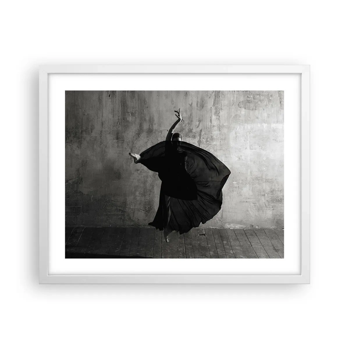 Affiche dans un cadre blanc - Poster - Pas plein de passion - 50x40 cm