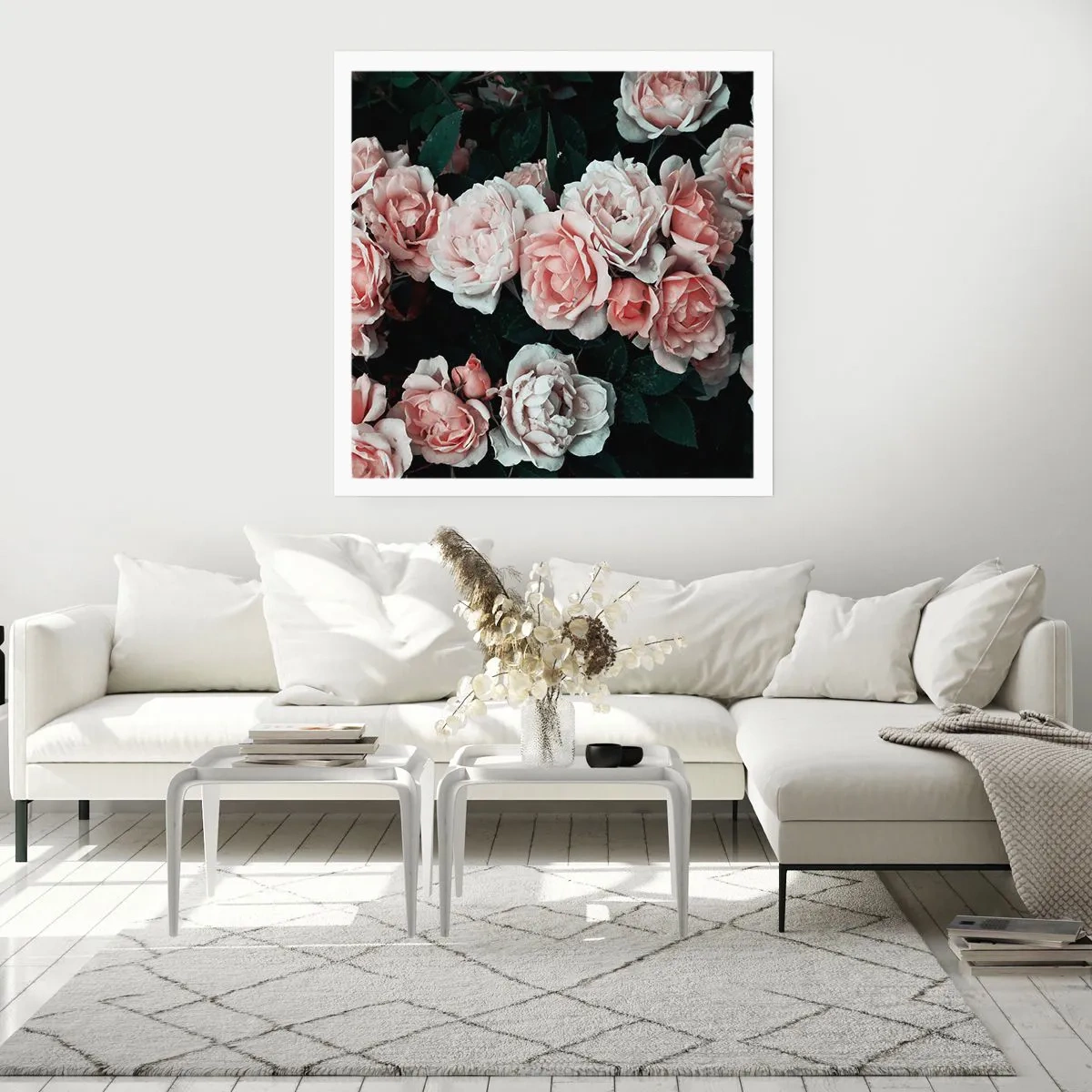 Affiche - Poster - Ensemble de rose - 40x40 cm