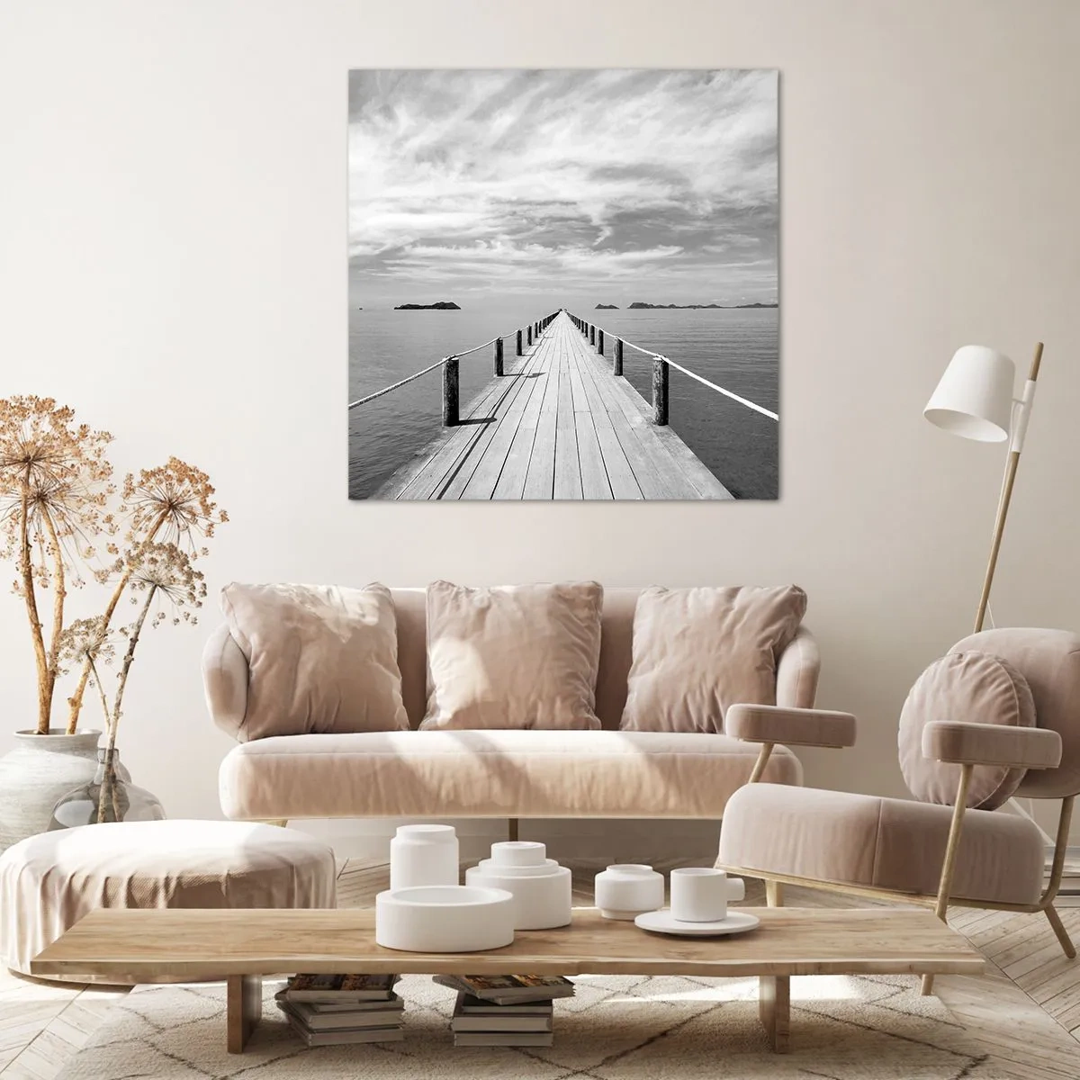Impression sur toile - Image sur toile - Et peut-être un voyage... - 60x60 cm