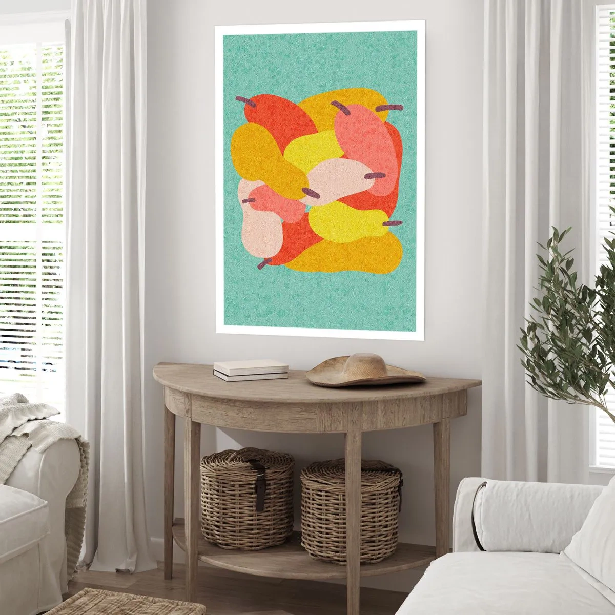 Affiche - Poster - Essayez le soleil d'été - 40x50 cm