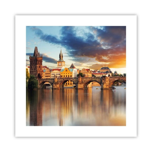 Affiche - Poster - Belle depuis des lustres - 40x40 cm