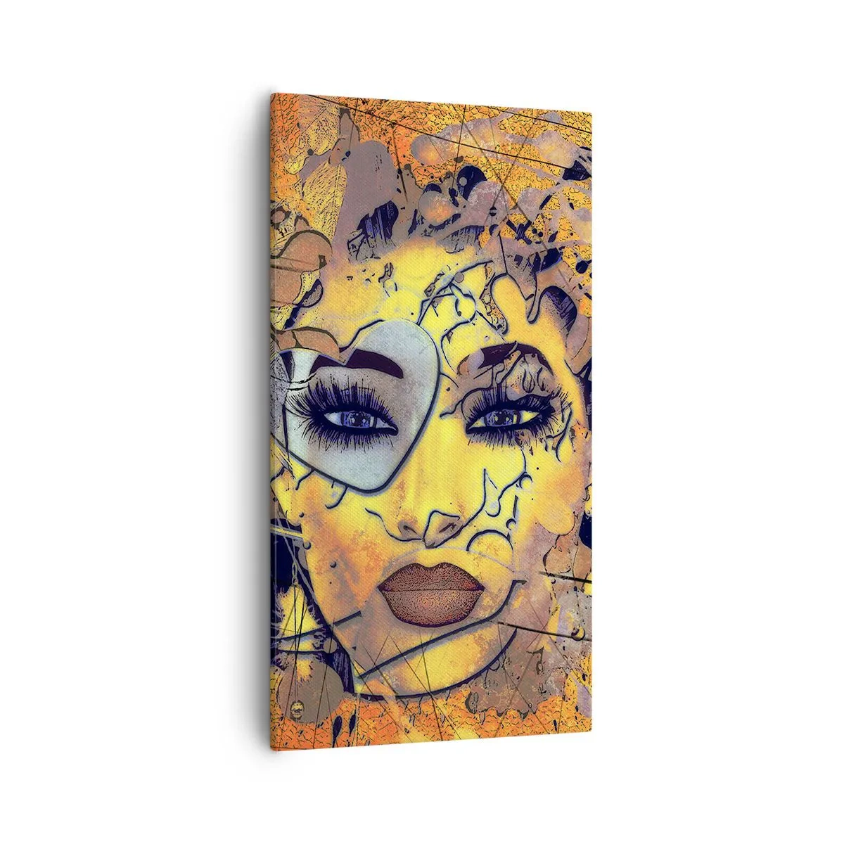 Impression sur toile - Image sur toile - Beauté ensoleillée - 55x100 cm