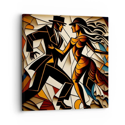 Impression sur toile - Image sur toile - Danse de passion et de volupté - 30x30 cm