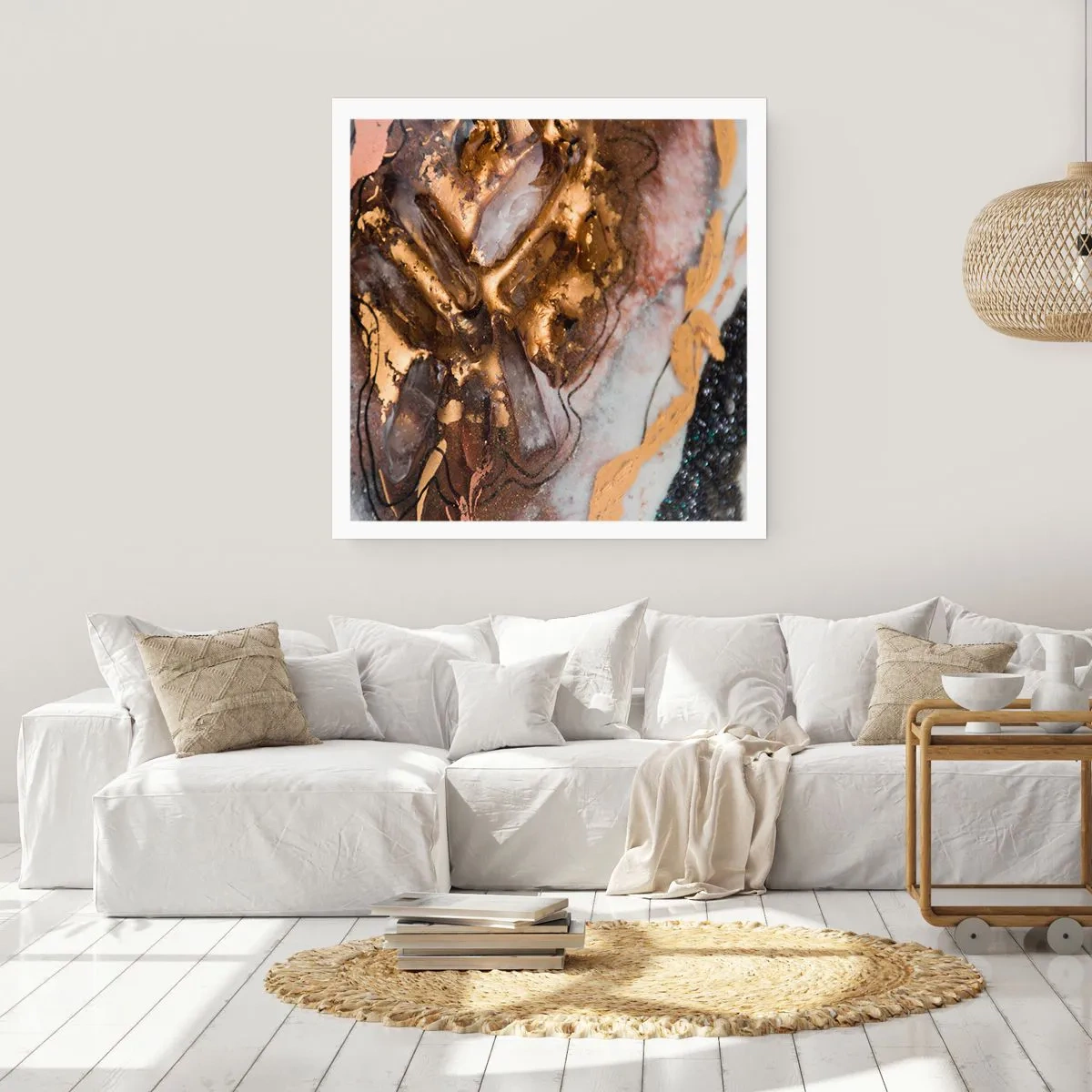 Affiche - Poster - Élément de la terre - 60x60 cm