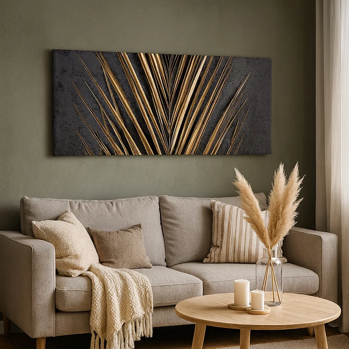 Impression sur toile - Image sur toile - L'or des tropiques - 30x30 cm