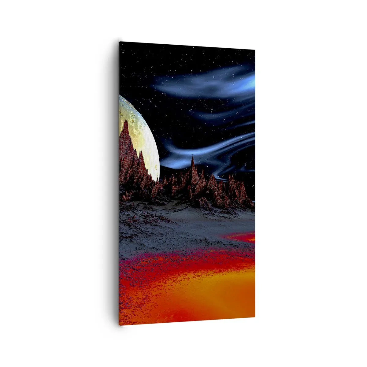 Impression sur toile - Image sur toile - Monde inconnu - 65x120 cm