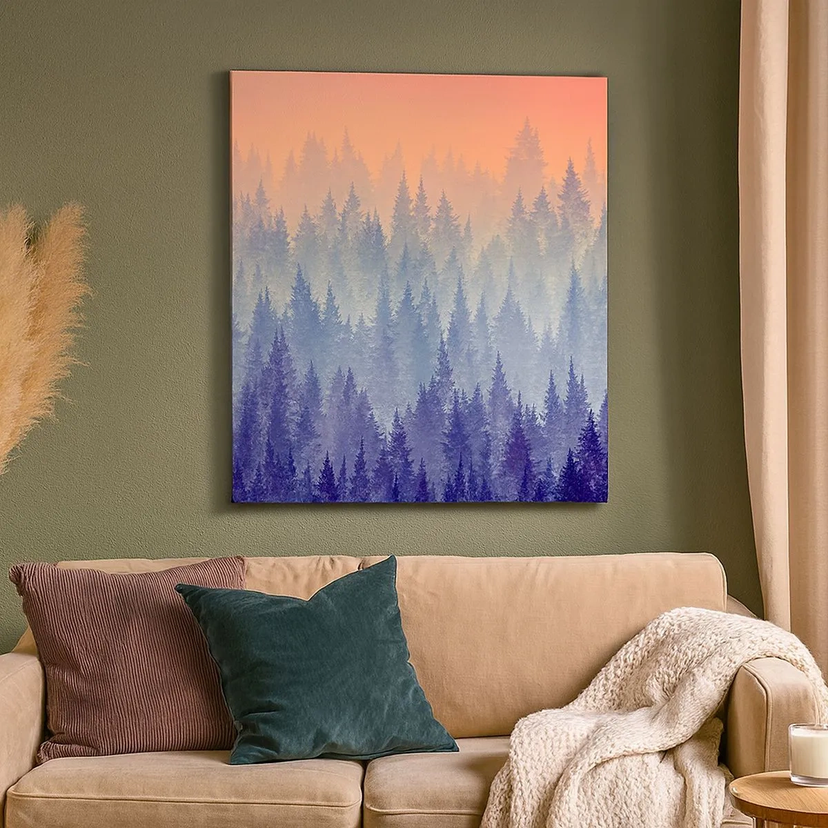 Impression sur toile - Image sur toile - Haut, plus haut, vers le ciel - 30x30 cm