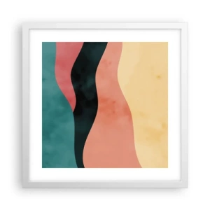 Affiche dans un cadre blanc - Poster - Conformité non-conforme - 40x40 cm