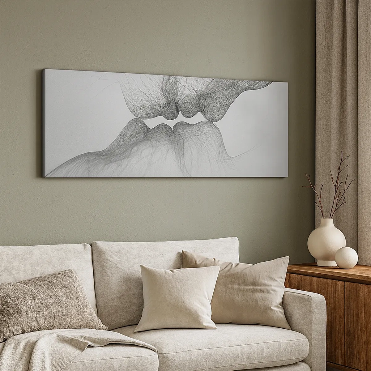 Impression sur toile - Image sur toile - La bise du vent - 30x30 cm