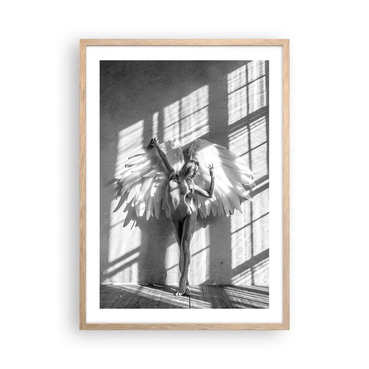 Affiche dans un chêne clair - Poster - Directement du ciel - 50x70 cm