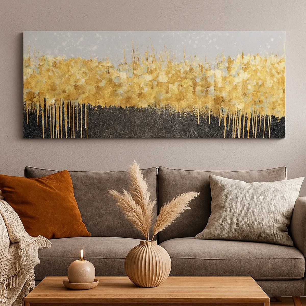 Impression sur toile - Image sur toile - Vers l'intérieur et vers le haut - 30x30 cm