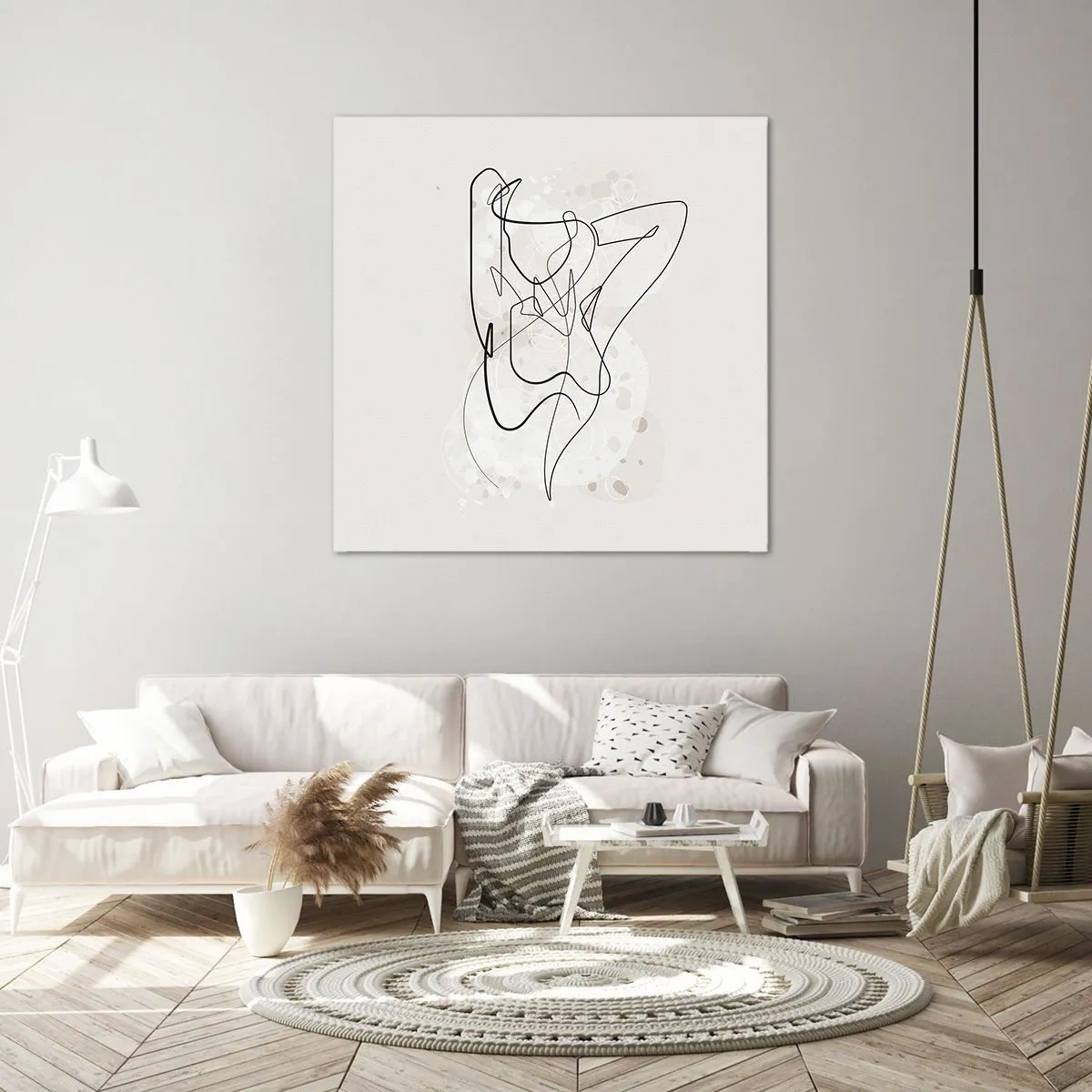 Impression sur toile - Image sur toile - L'art de la séduction - 40x40 cm