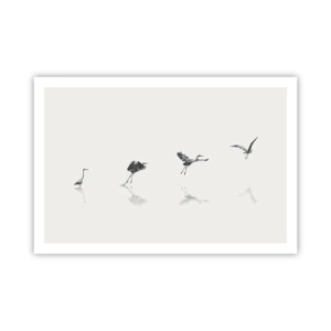 Affiche - Poster - Quatre étapes simples - 91x61 cm