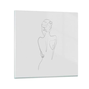 Impression sur verre - Image sur verre - Musique corporelle - 60x60 cm
