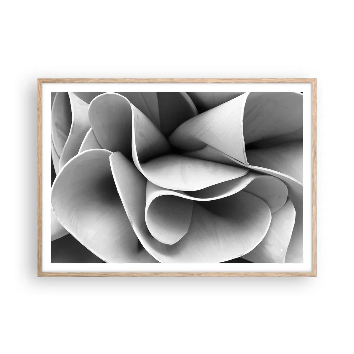 Affiche dans un chêne clair - Poster - Il s'en passe dans l'espace - 100x70 cm