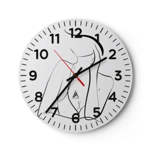 Horloge murale - Pendule murale - Sur les vague d'un rêve - 30x30 cm