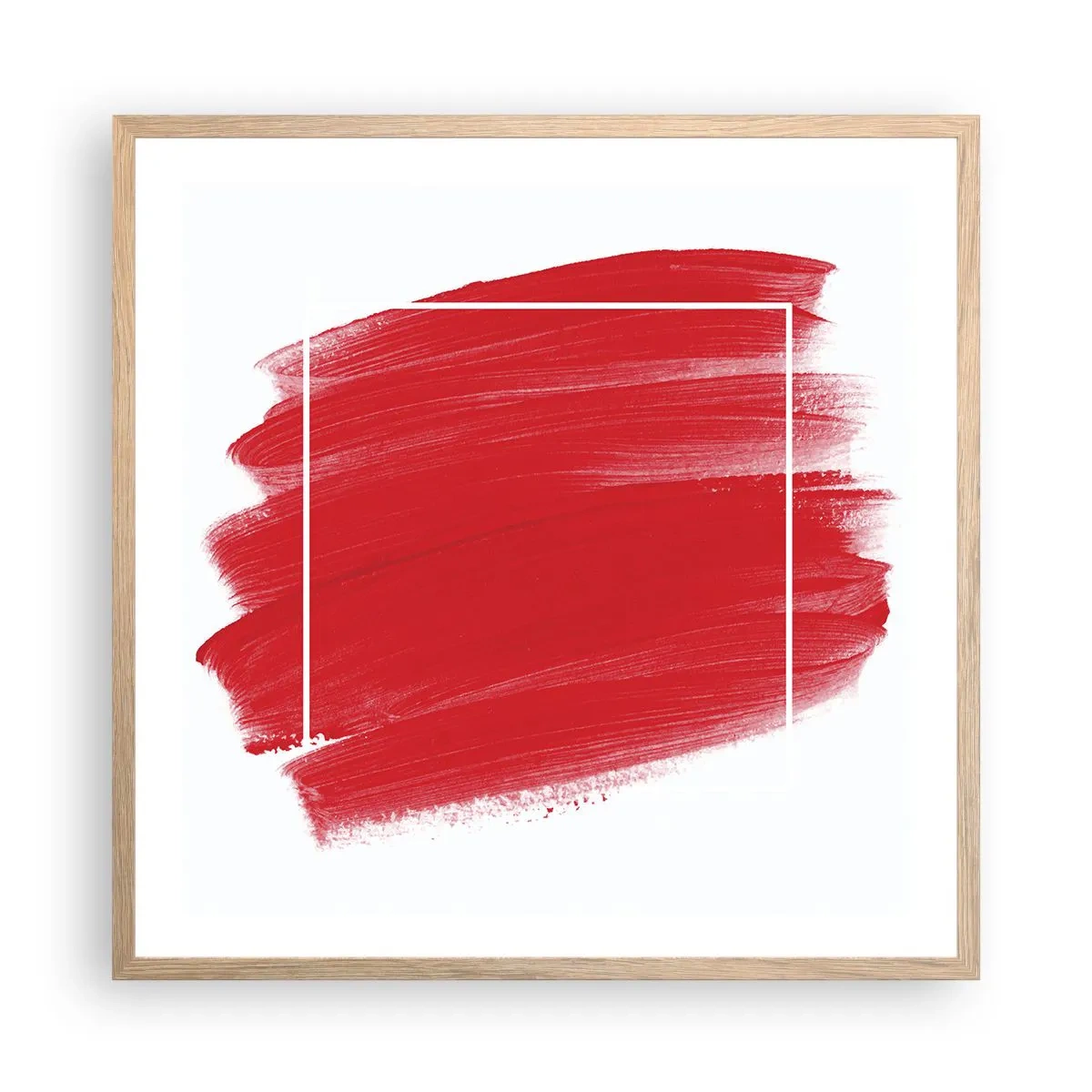 Affiche dans un chêne clair - Poster - En dehors du cadre - 60x60 cm