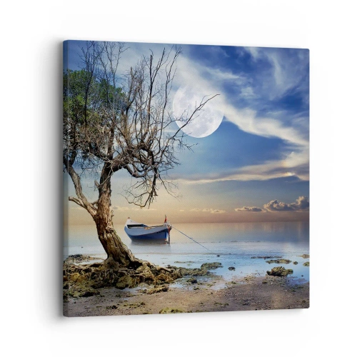 Impression sur toile - Image sur toile - Est-ce la fin ou le début ? - 30x30 cm