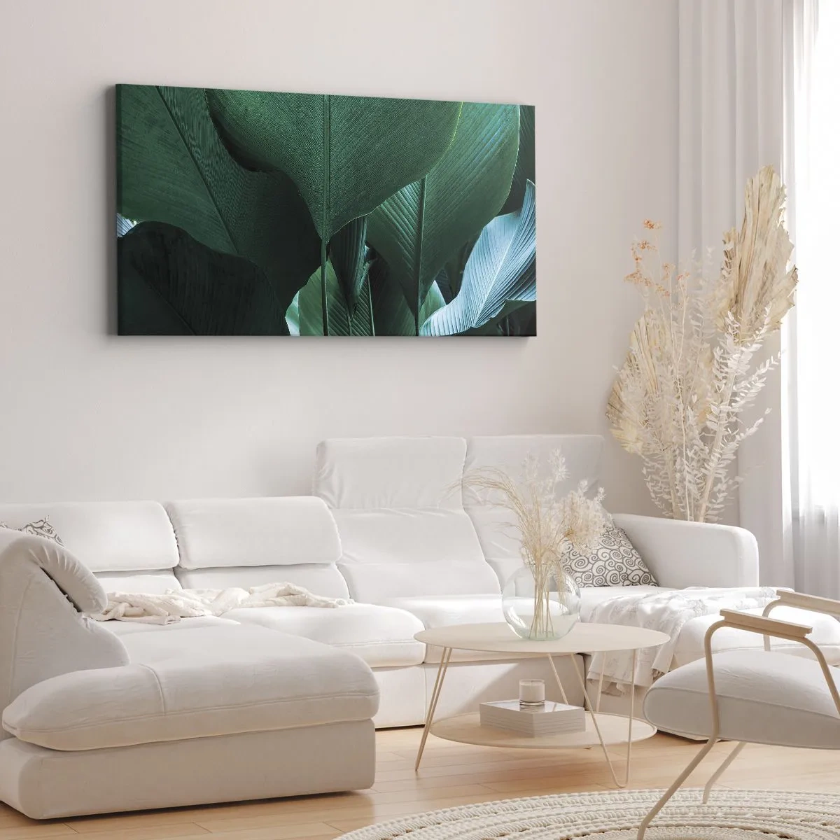 Impression sur toile - Image sur toile - Tourné vers la lumière - 100x40 cm
