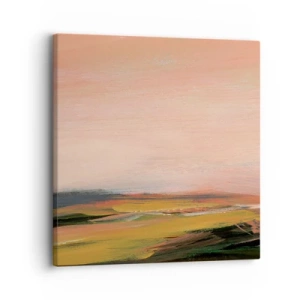 Impression sur toile - Image sur toile - Dans les tons de roses - 30x30 cm