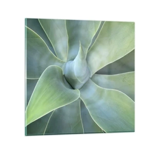 Impression sur verre - Image sur verre - La naissance de la verdure - 30x30 cm