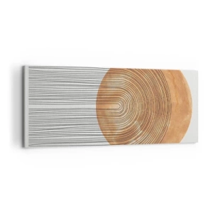 Impression sur toile - Image sur toile - Composition solaire - 100x40 cm