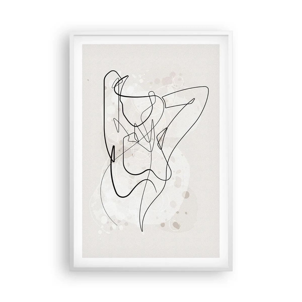 Affiche dans un cadre blanc - Poster - L'art de la séduction - 61x91 cm