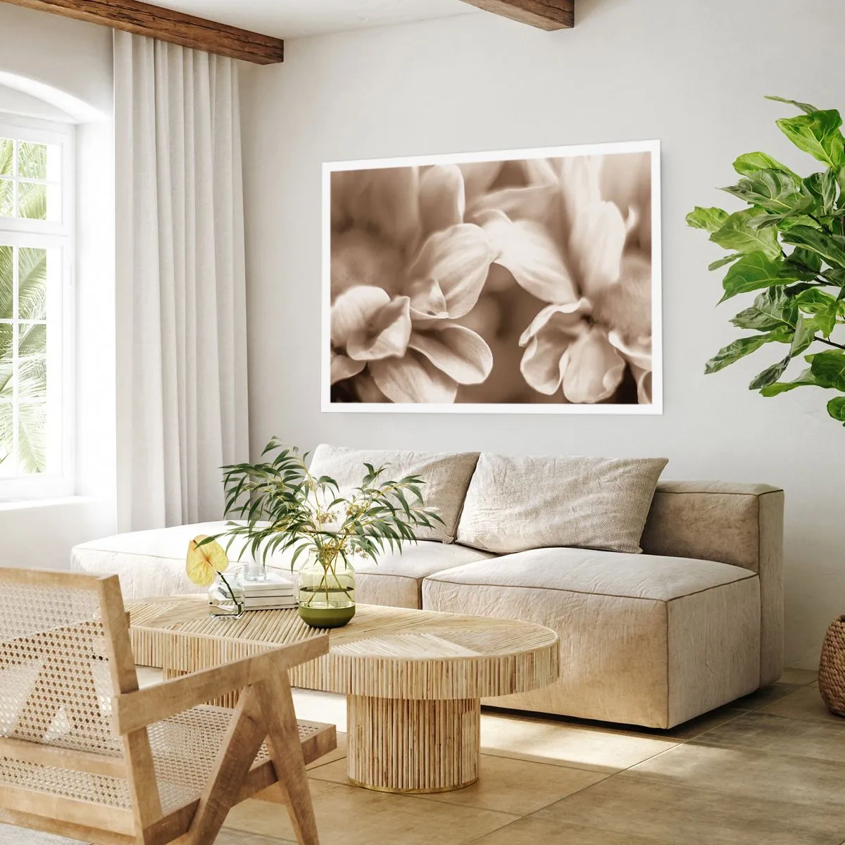 Affiche - Poster - Doux comme un sourire - 50x40 cm