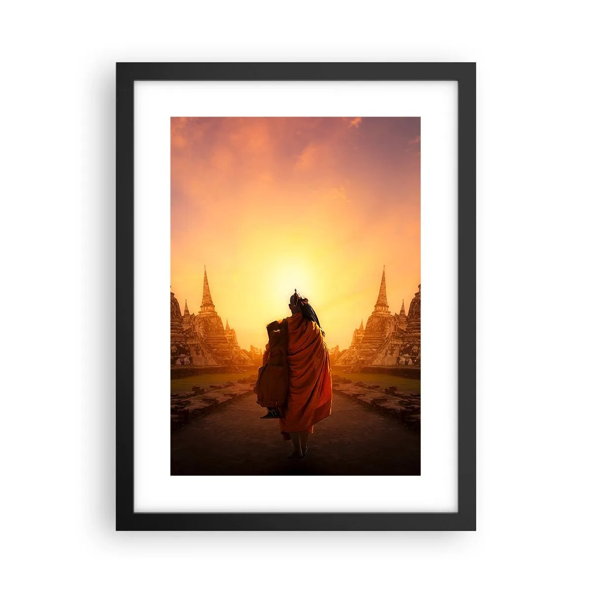 Affiche dans un cadre noir - Poster - En paix pour l'éternité - 30x40 cm