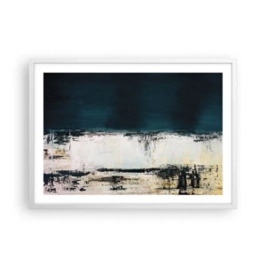 Affiche dans un cadre blanc - Poster - Composition horizontale - 70x50 cm