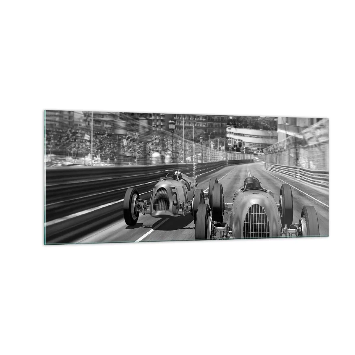 Impression sur verre - Image sur verre - Il y a longtemps à Monté Carlo - 100x40 cm