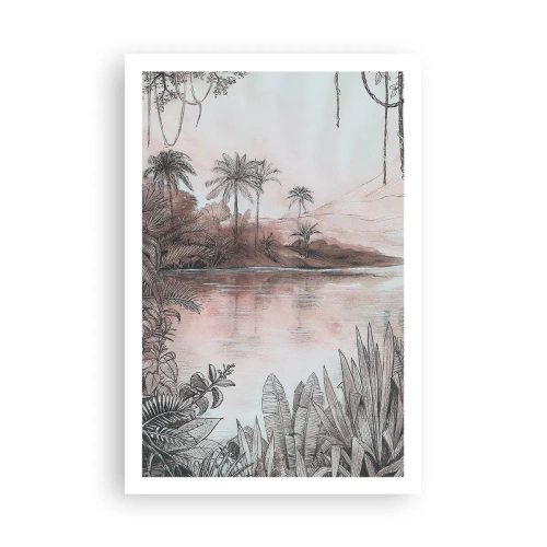 Affiche - Poster - Journal d'un explorateur du XIXe siècle - 61x91 cm