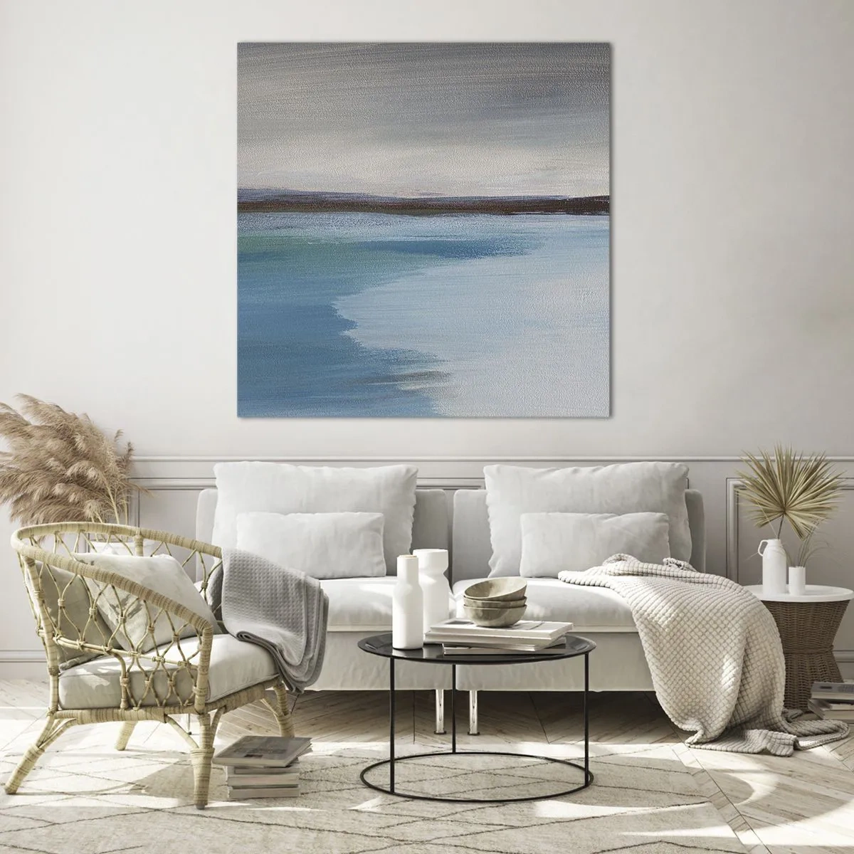 Impression sur verre - Image sur verre - Paysage horizontal - 40x40 cm