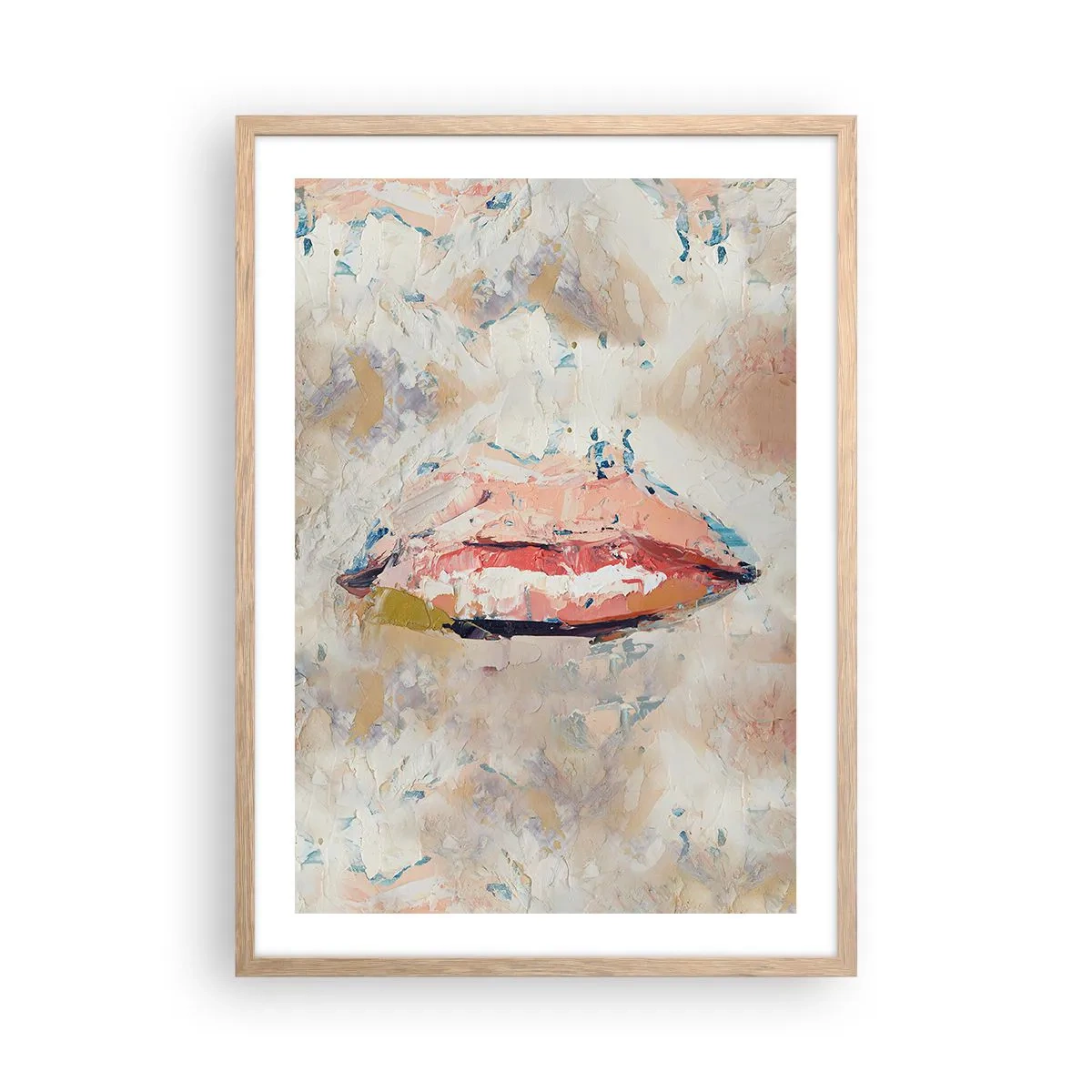 Affiche dans un chêne clair - Poster - Éveil la pensée - 50x70 cm