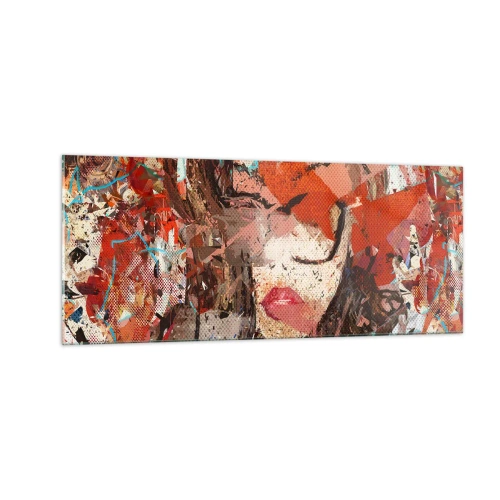 Impression sur verre - Image sur verre - Personne ne sait ce que tu es vraiment - 100x40 cm