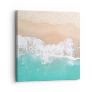 Impression sur toile - Image sur toile - Caresse de l'océan - 30x30 cm