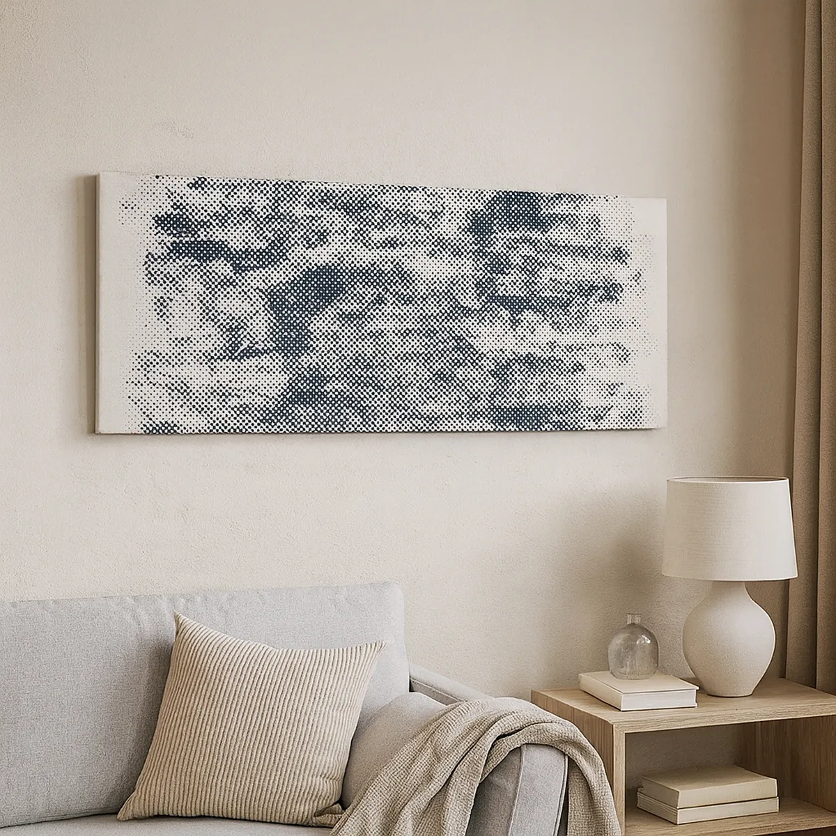 Impression sur toile - Image sur toile - Composition brumeuse - 30x30 cm