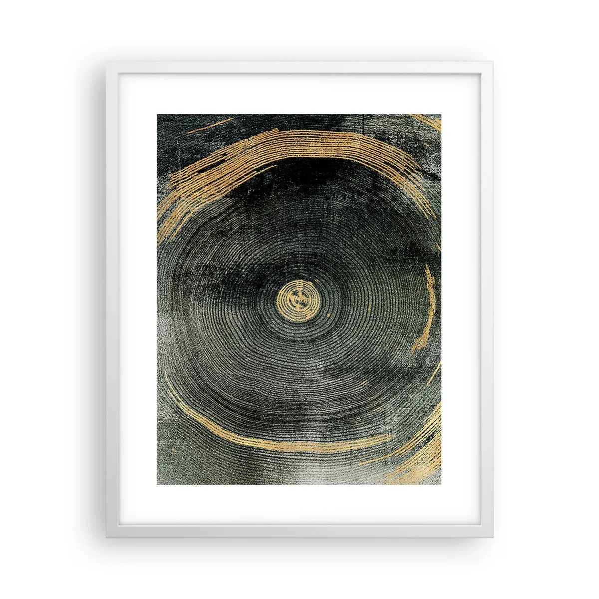 Affiche dans un cadre blanc - Poster - Changement et persistance - 40x50 cm