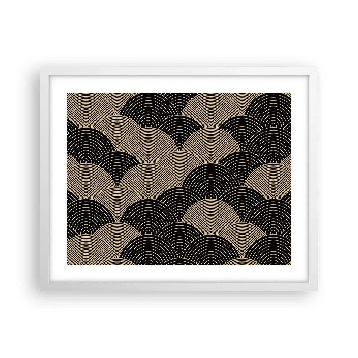 Affiche dans un cadre blanc - Poster - Unité dans la multiplicité - 50x40 cm