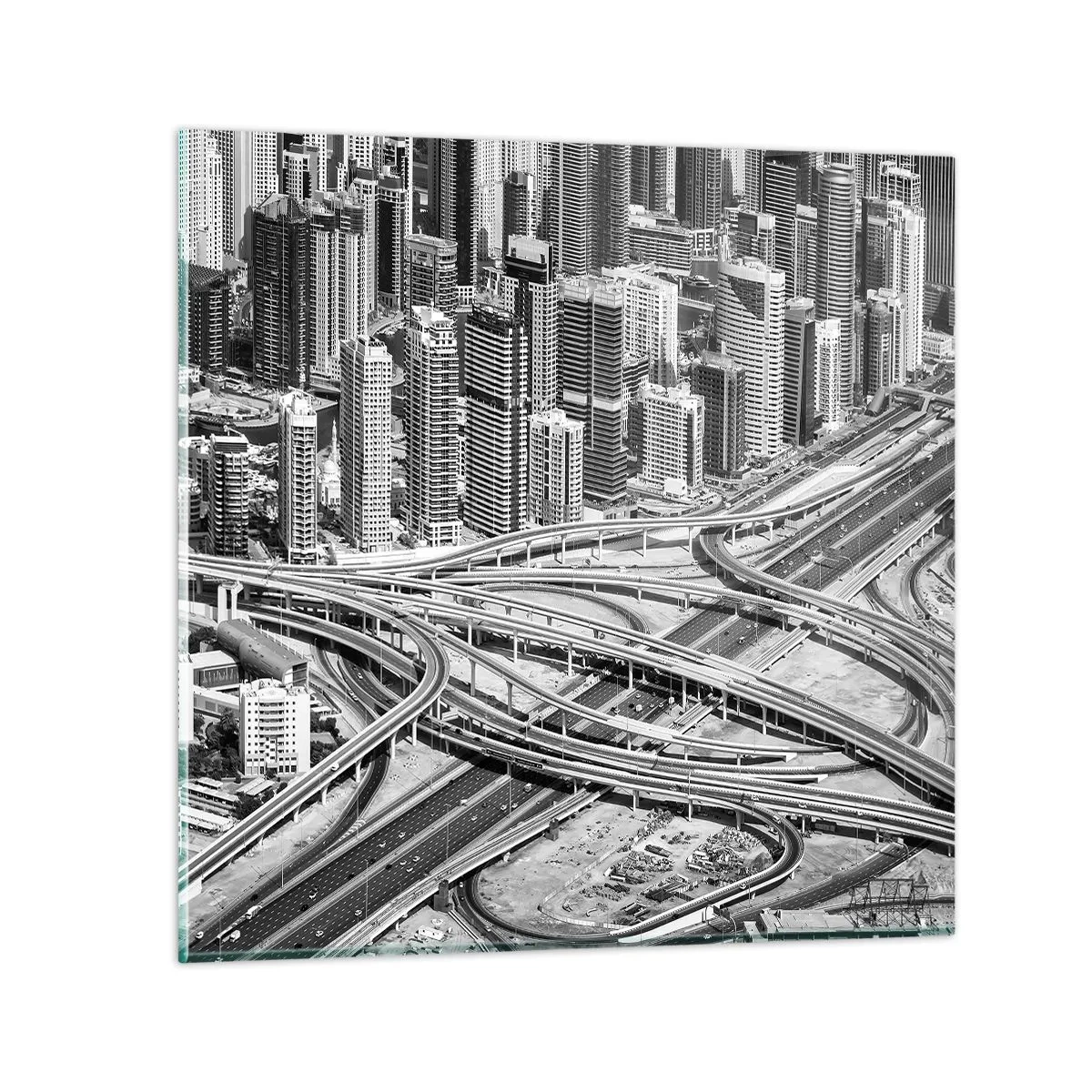 Impression sur verre - Image sur verre - Dubaï - la ville impossible - 30x30 cm