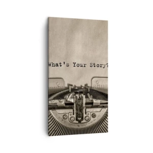 Impression sur toile - Image sur toile - Réponds-moi - 45x80 cm