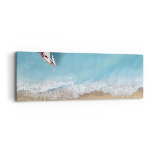 Impression sur toile - Image sur toile - A la frontière de l'azur et de l'or - 90x30 cm