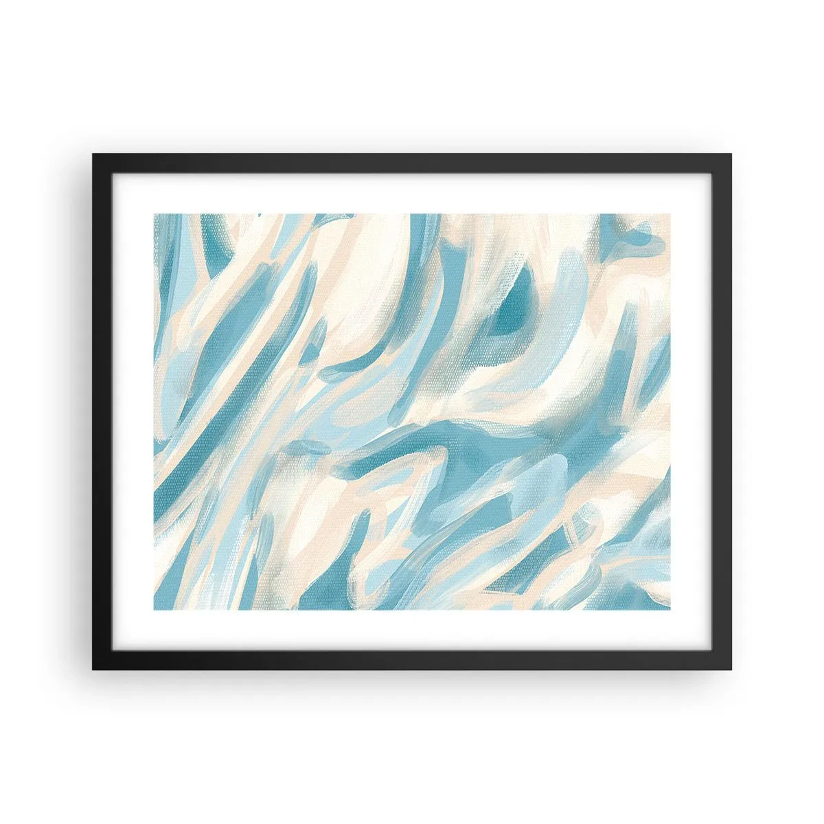 Affiche dans un cadre noir - Poster - Brise printanière - 50x40 cm