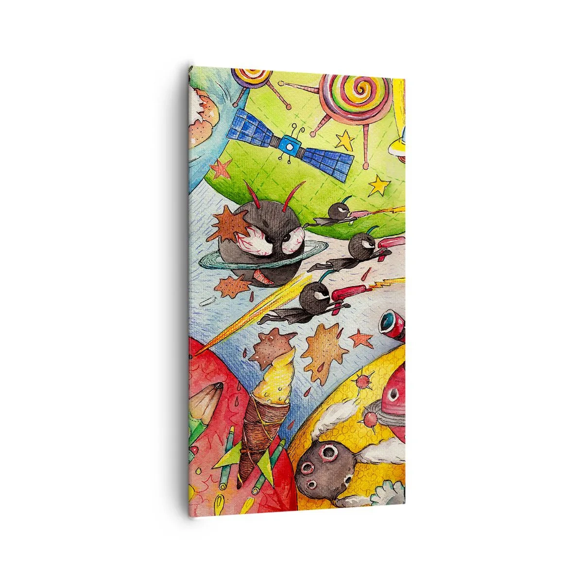 Impression sur toile - Image sur toile - Grande aventure spatiale - 65x120 cm