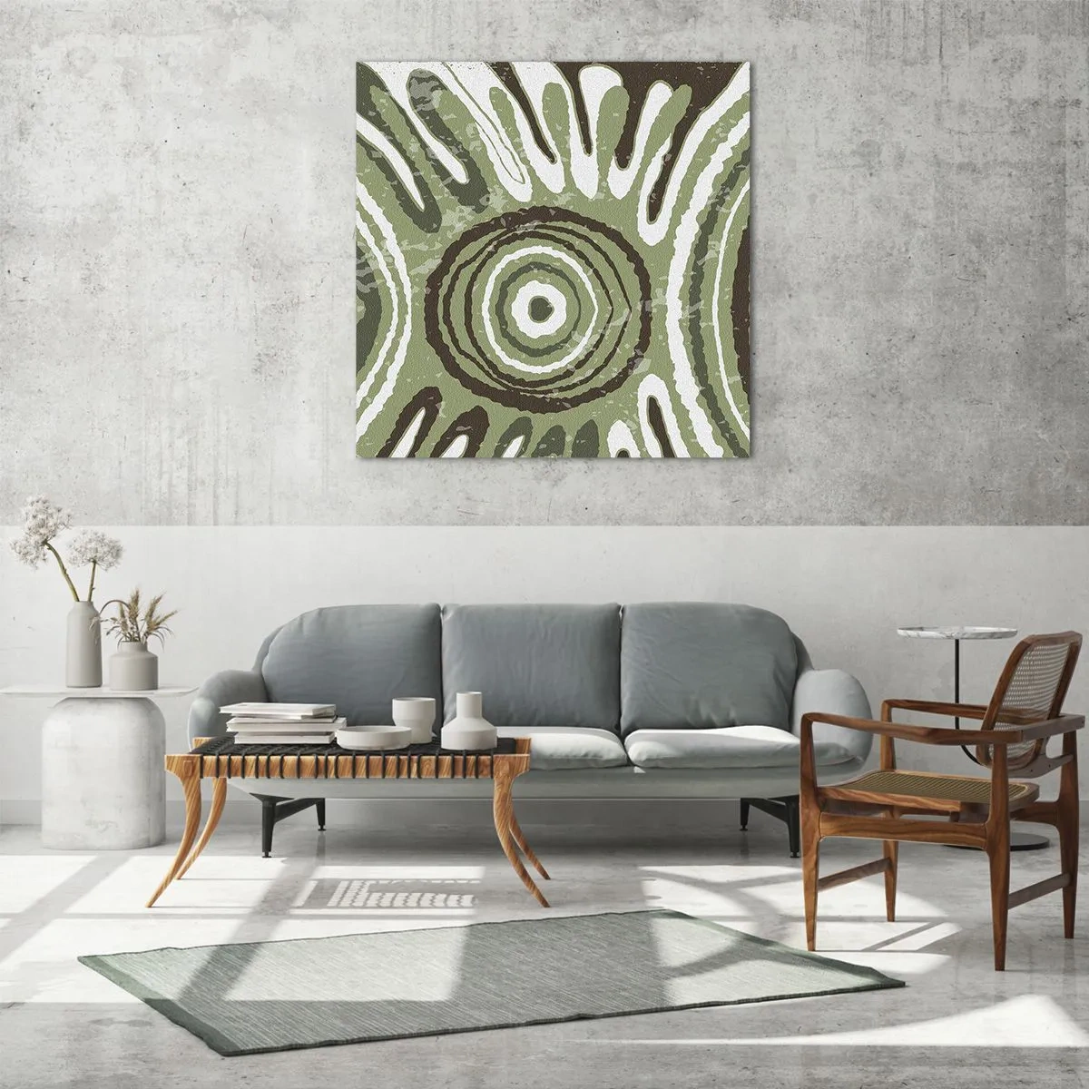 Impression sur verre - Image sur verre - Une explosion d'émotions - 50x50 cm