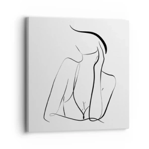 Impression sur toile - Image sur toile - Sur les vague d'un rêve - 30x30 cm