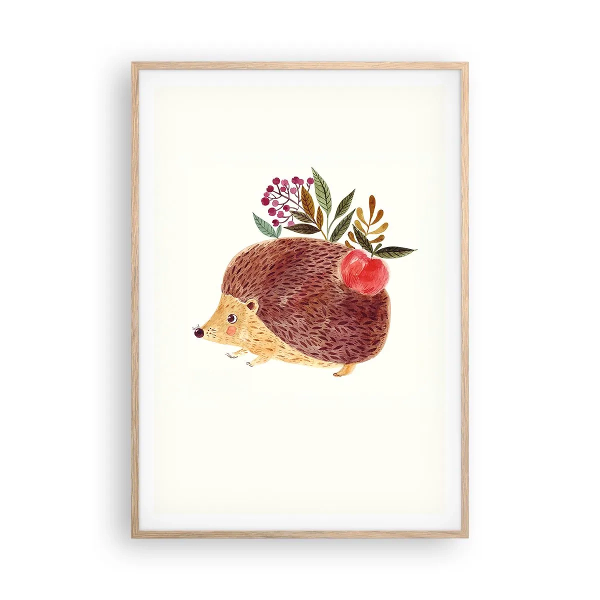 Affiche dans un chêne clair - Poster - Et tu m’apprécies déjà - 70x100 cm