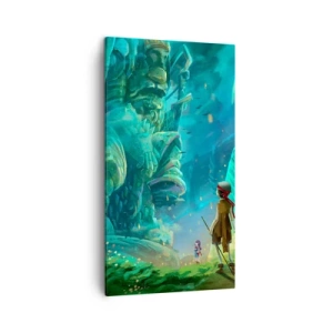 Impression sur toile - Image sur toile - Du grand livre des contes de fées - 45x80 cm