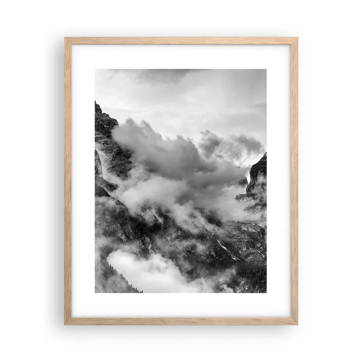 Affiche dans un chêne clair - Poster - Belle et cruelle - 40x50 cm