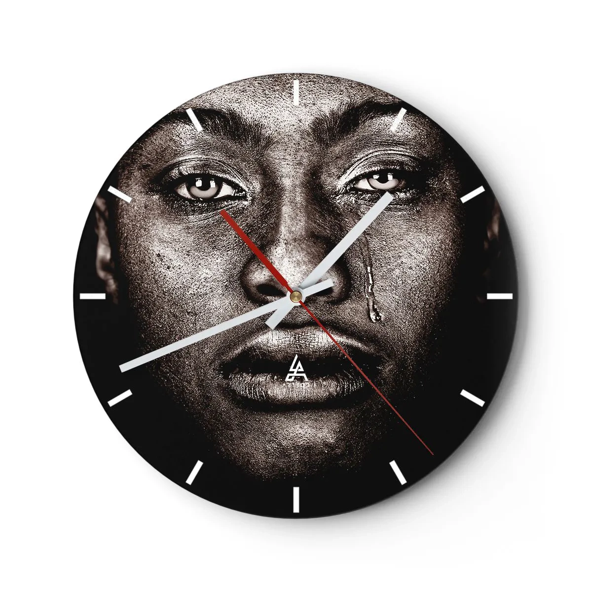 Horloge murale - Pendule murale - Une larme - 40x40 cm
